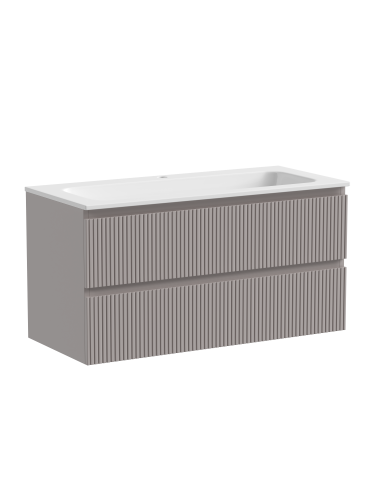 Тумба под раковину Sancos SNOB T SNT100SM 100х45х50 подвесная цвет бежевый